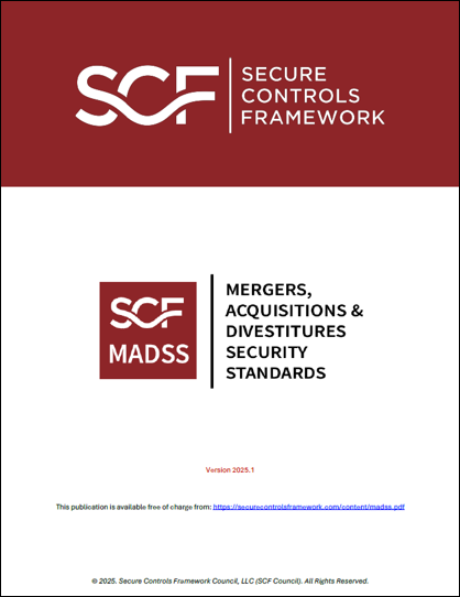 SCF MA&D cybersecurity standards